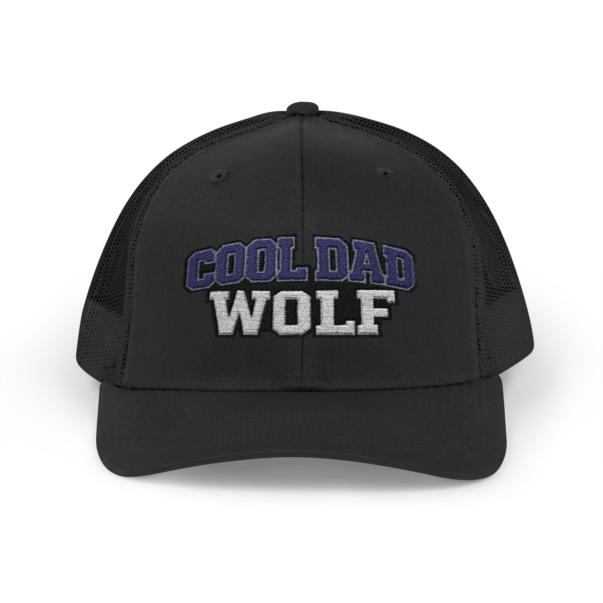 Cool Dad Wolf Snapback Trucker Cap