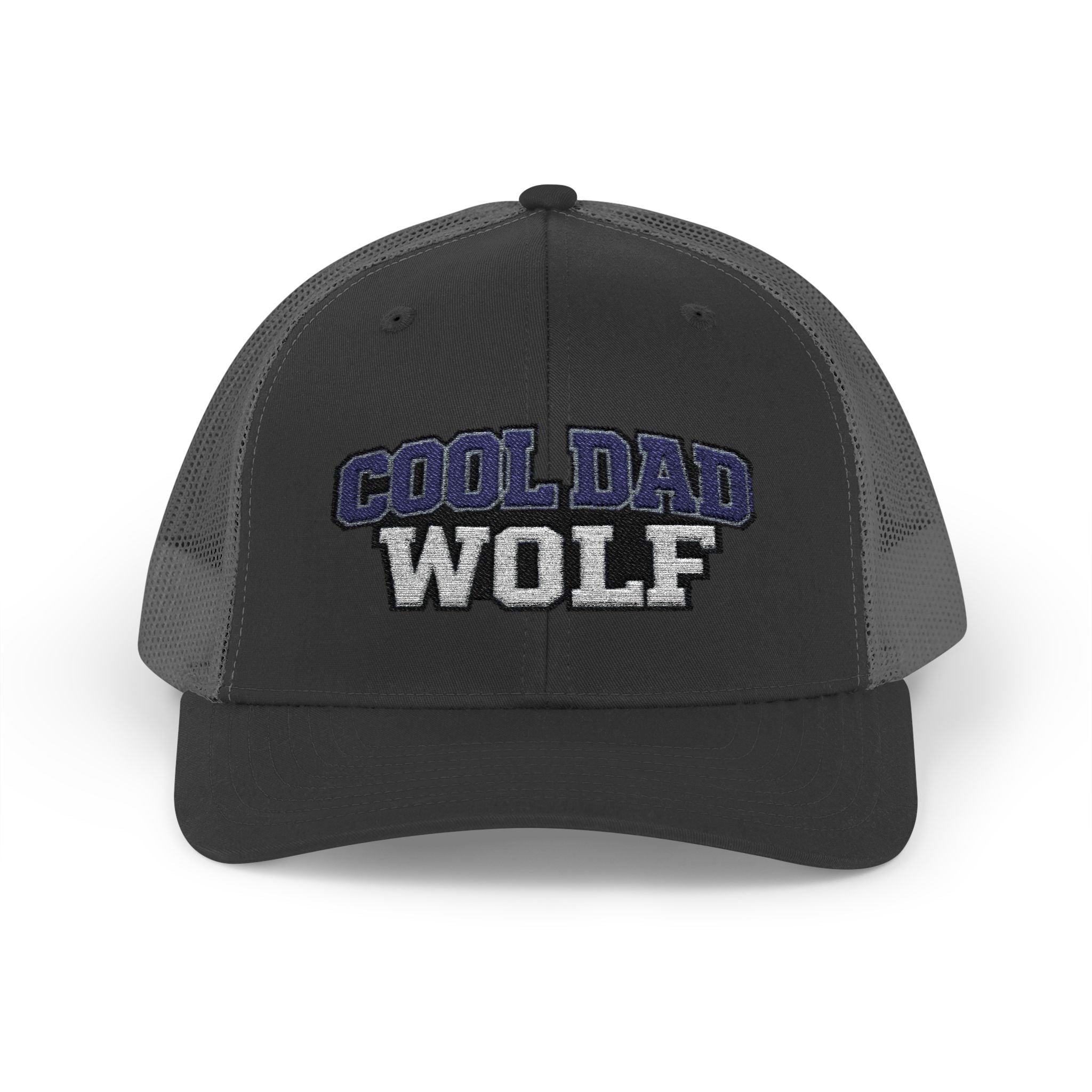 Cool Dad Wolf Snapback Trucker Cap