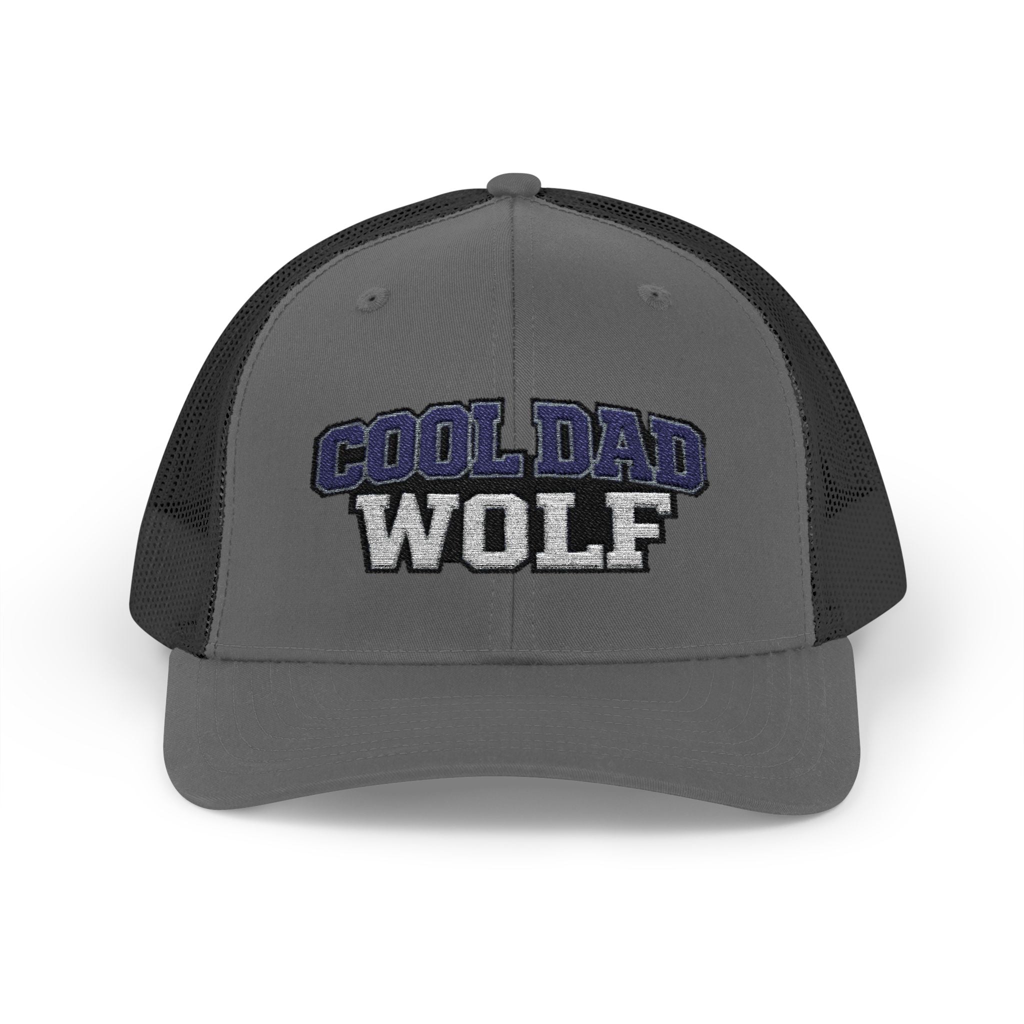 Cool Dad Wolf Snapback Trucker Cap