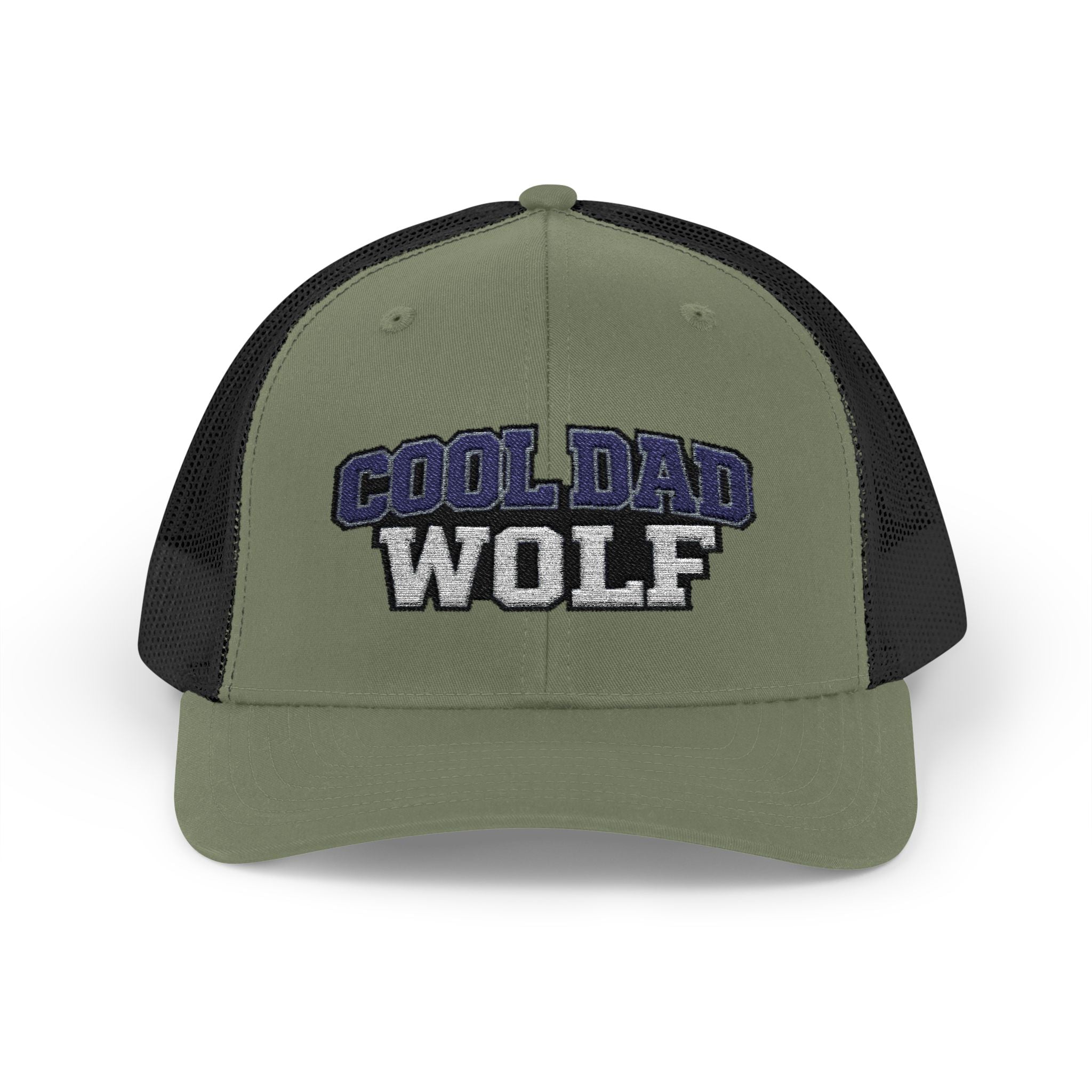 Cool Dad Wolf Snapback Trucker Cap