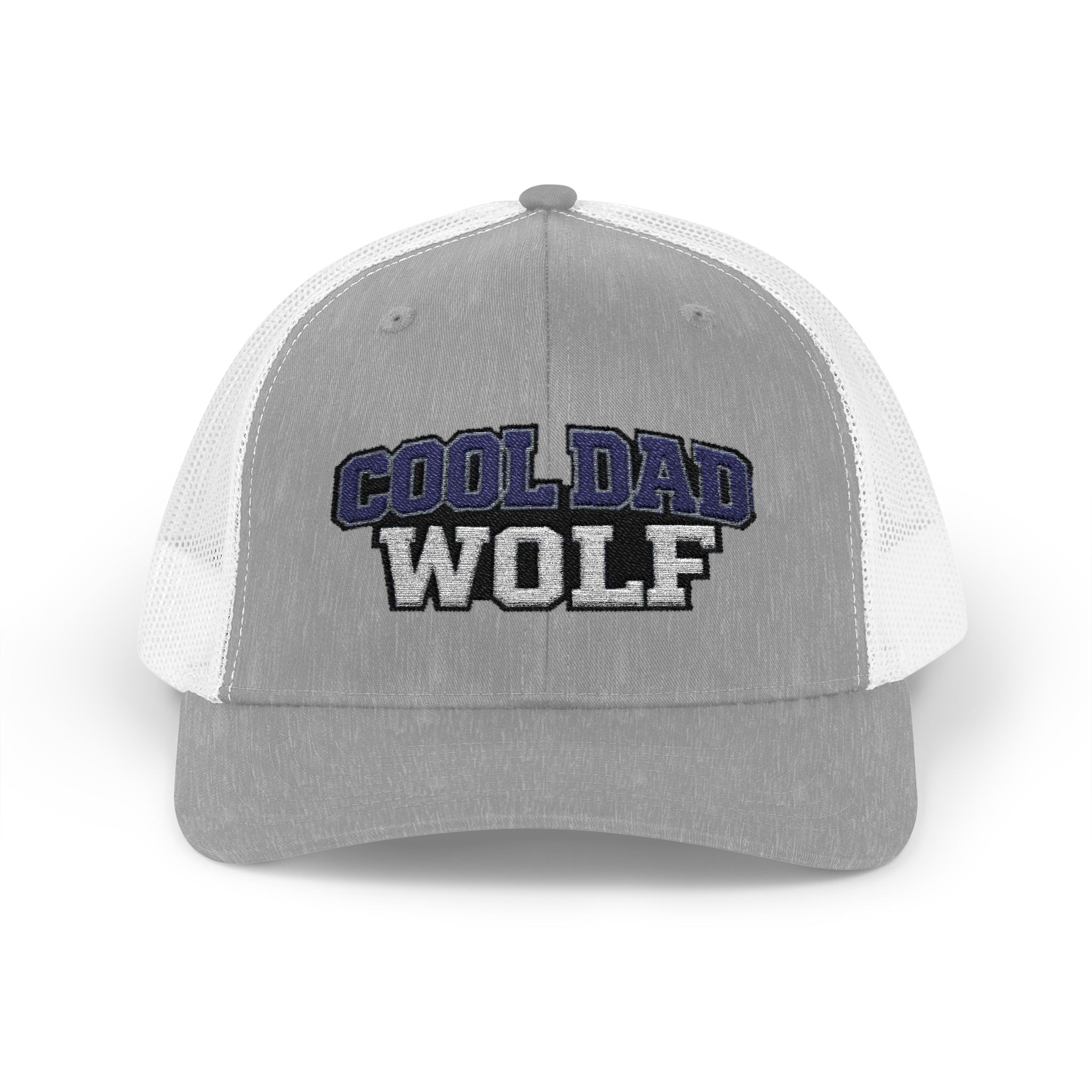 Cool Dad Wolf Snapback Trucker Cap