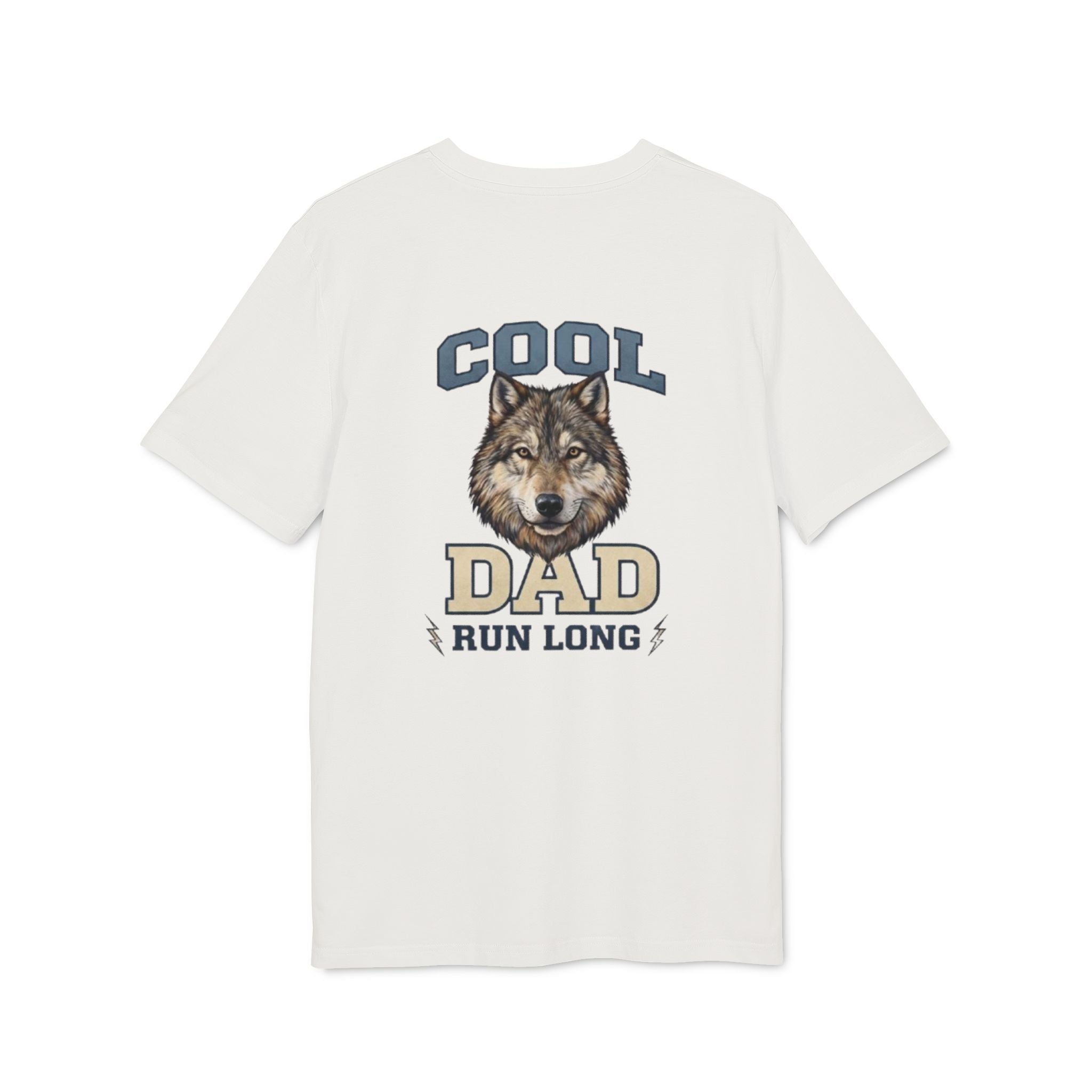 Cool Dad Wolf T‑Shirt — Dad Running Graphic Tee ("Cool Dad Run Long")