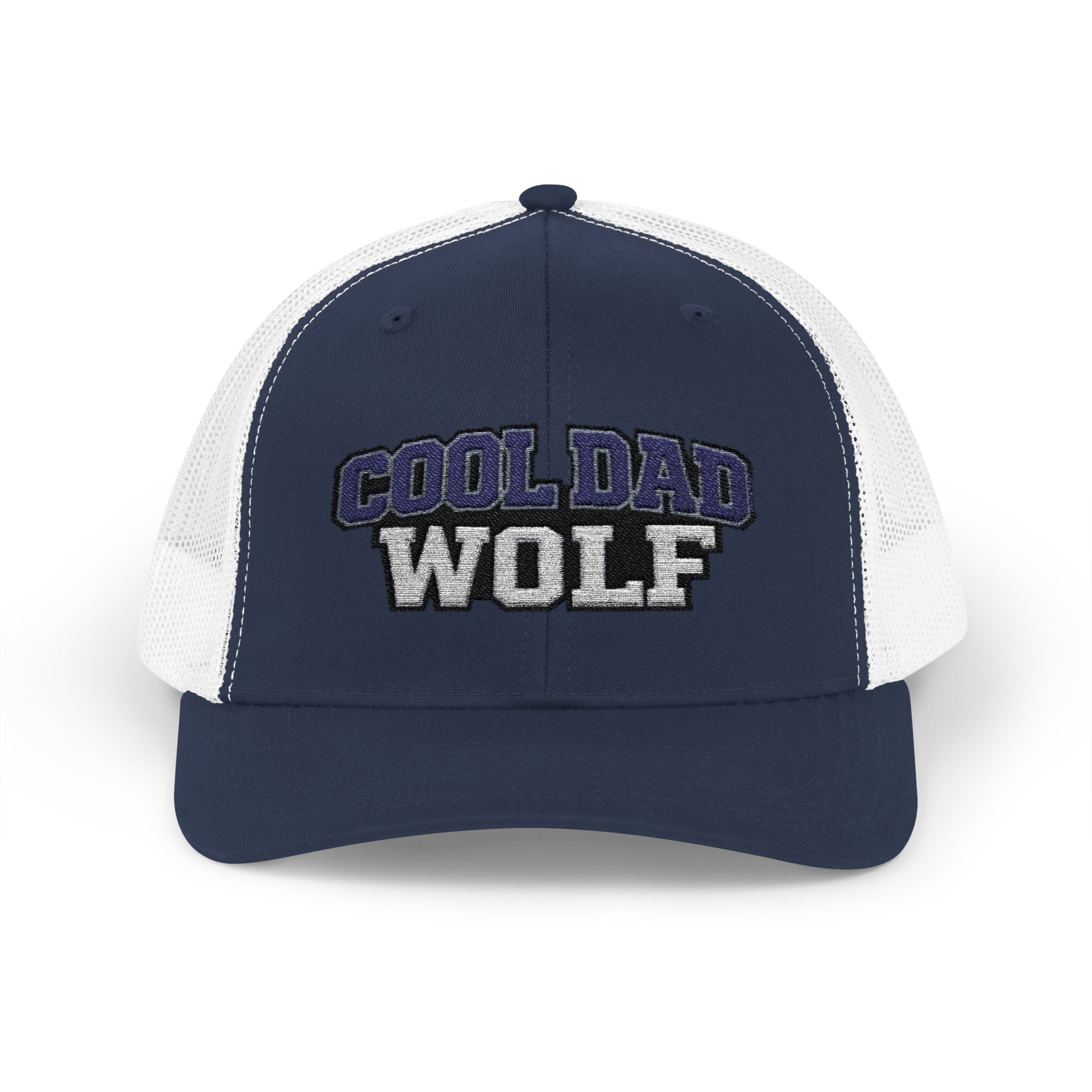 Cool Dad Wolf Snapback Trucker Cap