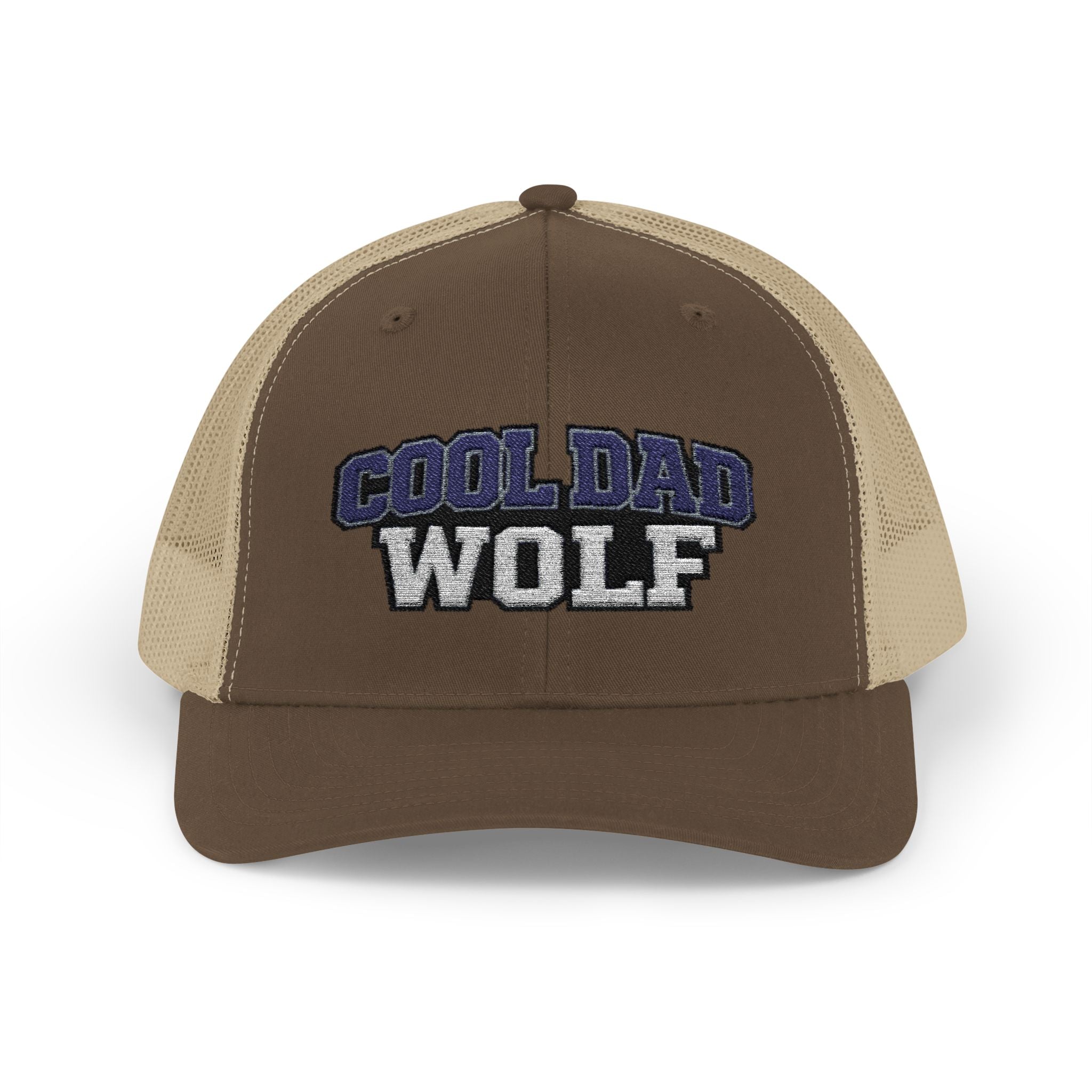 Cool Dad Wolf Snapback Trucker Cap