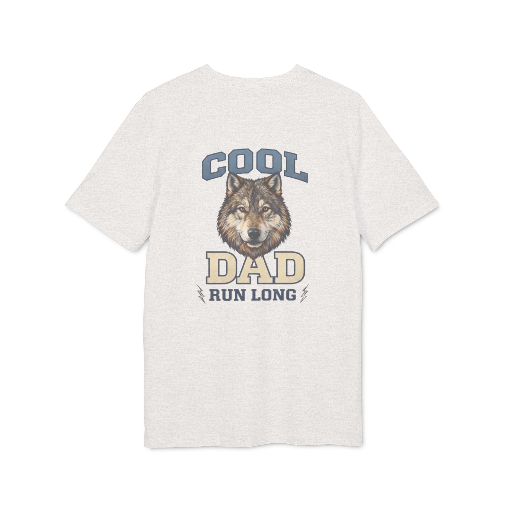 Cool Dad Wolf T‑Shirt — Dad Running Graphic Tee ("Cool Dad Run Long")