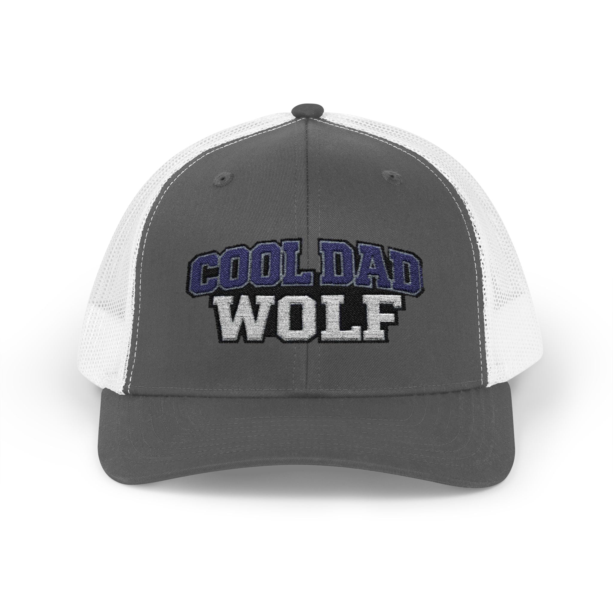 Cool Dad Wolf Snapback Trucker Cap