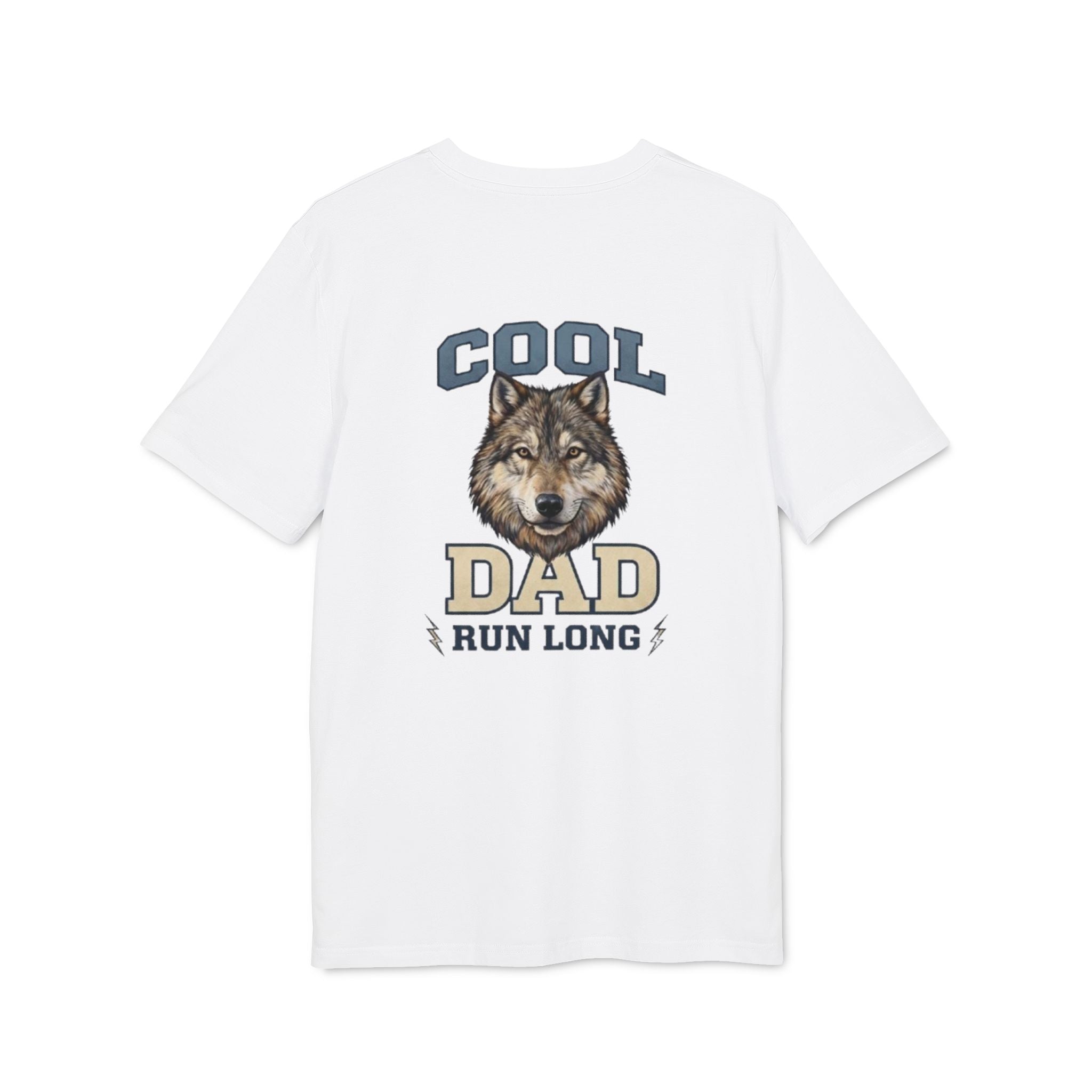 Cool Dad Wolf T‑Shirt — Dad Running Graphic Tee ("Cool Dad Run Long")